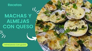 PREPARA MACHAS Y ALMEJAS CON QUESO AL HORNO EN MINUTOS [upl. by Skipper]