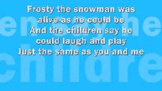 Frosty The Snowman  Lyrics [upl. by Pearla]