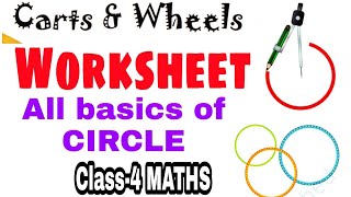 Carts and Wheel Chapter ALL CONCEPTS explained  Class4 Maths  Circle Basics [upl. by Ysiad486]