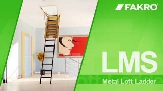 FAKRO loft ladders  LMS EU [upl. by Nonnairb]