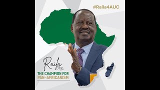 RAILA ODINGA Unveils his MANIFESTO for AUC Bid At Addis Ababa [upl. by Chapel]