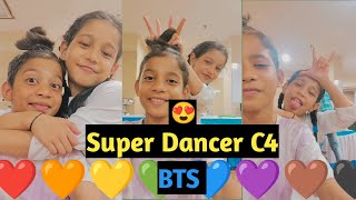 BTS • Tejas Florina • Super Dancer C4 • Have a lot of fun in this Video 💛❤️😍 [upl. by Okemak869]