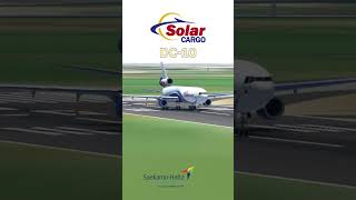 Powerful Solar Cargo DC 10 Takeoff shorts infiniteflight [upl. by Ijneb]