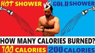 How Many Calories Do You Burn In A Cold Shower VS Hot Shower VS Hot Cold Contrast Shower Experiment [upl. by Enyawud671]