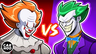 PENNYWISE vs JOKER [upl. by Attiuqal960]