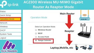 How to Use TP Link Router as a WiFi Repeater With Out Wire  TP LINK Archer C2300 [upl. by Wilhelm]