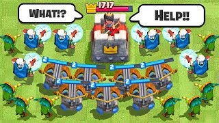 I USE A LEGENDARY RANGED DECK to win at Clash Royale [upl. by Leahcimauhsoj]