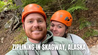 Royal Caribbean Ovation of the Seas  Ziplining in Skagway Alaska  July 2022 [upl. by Richel]