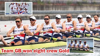 Paris Olympics 2024  Team Great Britain wins Mens Eight Rowing Olympics Gold [upl. by Eckhardt]