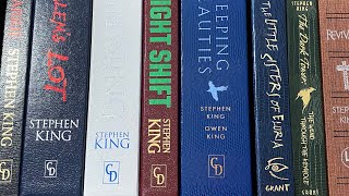 Stephen King Book Collection Limited Editions [upl. by Akered]