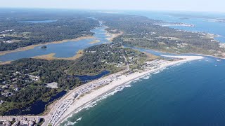 Narragansett Rhode Island 4K Drone Footage [upl. by Dulcine]