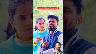 Srivalli Siblings Version pushpa priyalkukreja shorts ytshorts PriyalKukreja [upl. by Ettenotna]