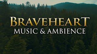 Braveheart Music amp Ambience  Calming Scottish Music with Beautiful Nature in 4K [upl. by Akiem609]