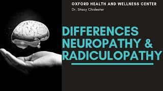 DIFFERENCE BETWEEN PERIPHERAL NEUROPATHY AND RADICULOPATHY [upl. by Ennayehc]