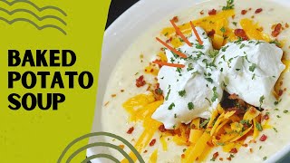 ✨ COPYCAT RAFFERTYS BAKED POTATO SOUP ✨ [upl. by Howe]