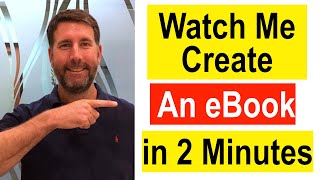 How To Create An EBook In 2 Minutes [upl. by Linnell559]