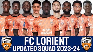 FC Lorient Updated Squad 202324 With Benjamin Mendy  FC LORIENT  LIGUE 1 [upl. by Anilra]