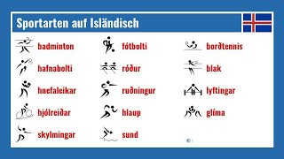 Sportarten auf Isländisch [upl. by Aelaza]