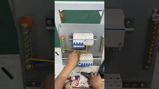 electrician work mcb box wiring connection diagram electrician electricidea electricalcomponents [upl. by Eendys]