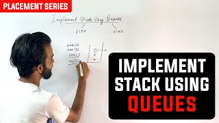 Stack Implementation using a Single Queue [upl. by Mcnamee]