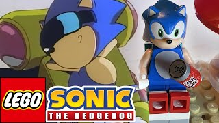 Lego Sonic Stop Motion Scene Comparison Sonic OVA but Lego [upl. by Yra]