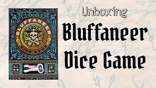 Bluffaneer Dice Game Unboxing  Big G Creative [upl. by Kwei383]