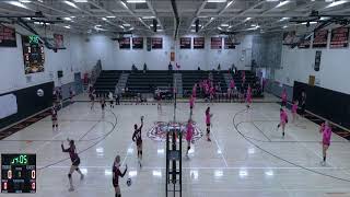 Middlebury High School vs Lyndon Academy VT Womens Varsity Volleyball [upl. by Cooley]