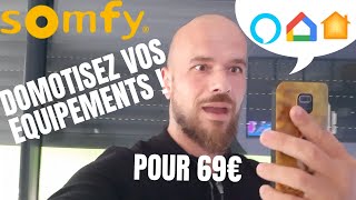 Domotisez vos équipements Somfy IO et RTS pour pas chermoins que la Tahoma  Kit de connectivité [upl. by Sherman560]