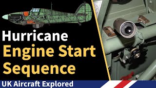 Hawker Hurricane – Engine Start Up Sequence [upl. by Merrili]