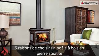 5 raisons de choisir un poêle à bois en pierre stéatite [upl. by Kohler]