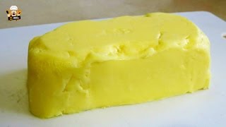 HOW TO MAKE HOMEMADE BUTTER IN 3 MINUTES RECIPE [upl. by Switzer614]