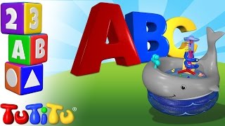 TuTiTu prescolastico  Impara linglese per i bambini  Alfabeto in Inglese  ABC da bagno [upl. by Berthold886]