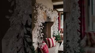 Christmas fireplace decor ideas christmas chritmasdecor [upl. by Stoddart]