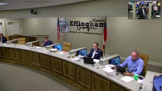 Effingham County Board of Commissioners Meeting September 17th 2024 [upl. by Goldstein]