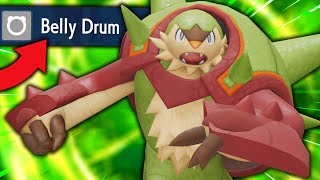 Belly Drum Chesnaught is A HUGE THREAT in Pokemon Scarlet and Violet [upl. by Karalee]