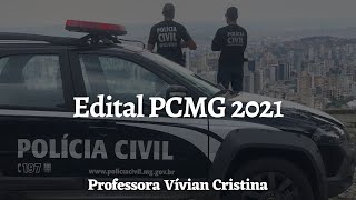 Edital Polícia Civil de Minas Gerais PCMG Direitos Humanos por Professora Vívian Cristina [upl. by Johathan]