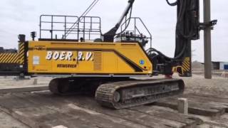 Piledriving Junttan PMX22 by BoerBV [upl. by Sontich]