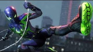 asus rog ally game pc Marvel Spider Man Miles Morales Roxxon Lab  West with Purple Reign Suit [upl. by Ylrehs]