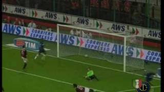 Derby Milano Milan Inter 04 highlights Scarpini [upl. by Anam]