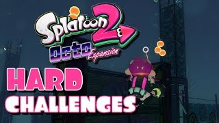 Octo Expansion  Hard Custom Challenges  No damage  All Orbs  Splatoon 2 [upl. by Lindholm162]