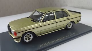 MercedesBenz 280E AMG W123 масштабная модель Neo Scale Models [upl. by Reyam]