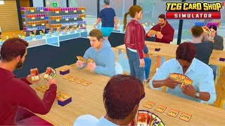 Making money by selling cards  TCG Card Shop Simulator gameplay 1 [upl. by Obbard]