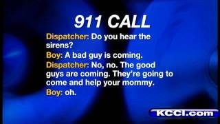 Police Iowa 4yearolds 911 call saves moms life [upl. by Ott]