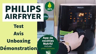 Philips Airfryer Démonstration Test Avis Unboxing Essantial  Friteuse Sans Huile Rapid Air 41L [upl. by Zipah]