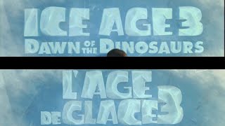 LAge de Glace 3  Le Temps des Dinosaures  Comparaison du Générique [upl. by Ellehcar]