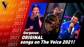 ORIGINAL SONGS during the Blind Auditions of The Voice 2021 [upl. by Mercer]