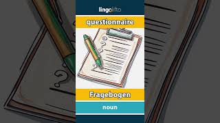 🇬🇧🇩🇪 questionnaire  Fragebogen  learn English  Lernen wir Englisch [upl. by Simeon124]