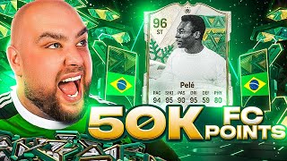 50K FC Points Decide My Team w 96 WINTER WILCARDS ICON PELE [upl. by Aelram]