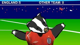 Football Badgers  animated music video  MrWeebl [upl. by Bakki]