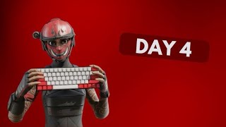 Keyboard and mouse progression day 4 on Fortnite [upl. by Eachelle]